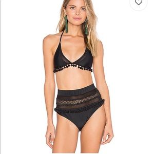 Tularosa Nina Bikini Top in Black